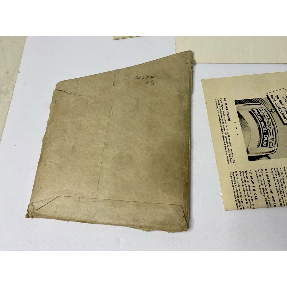 1950 Pontiac Automobile Owner's Instructions Book Manual Service‎ Policy + Extra
